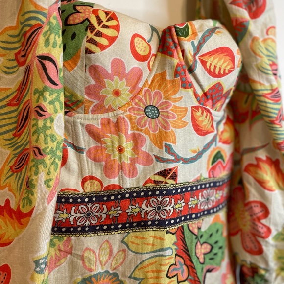 Ranna Gill Corset Midi Dress size Small - Picture 8 of 8